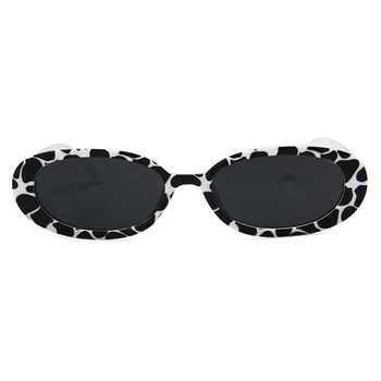 Kachawoo malé oválné sluneční brýle pro muže módní sluneční brýle, ženy, trendy venkovní odstíny uv400 bílá černá hnědá Evropské horké