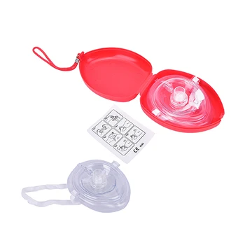 Pocket First Aid Kit KPR Resuscitátor Záchranné Nouzové Dýchací Masku Úst Dech jednocestný Ventil Nástroje CPR Maska Kapsa 1ks