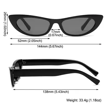 1KS Malé Vintage sluneční Brýle, Ženy, Luxusní Značky Značkové Sluneční Brýle Módní Retro Úzké Streetwear Žena Odstíny UV400