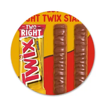 Twix čokoláda Odznak Brož Pin Příslušenství Pro Oblečení, Batoh Dekorace dárek