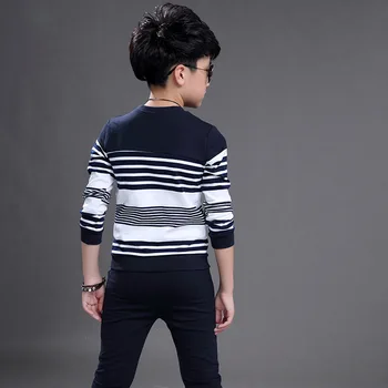 Dětské Oblečení 2022 Podzim Nová Bavlny korejský Módní Ležérní dětské dvoudílné Děti Chlapec Pruhovaném Obleku