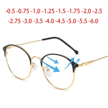 Radiační Ochrana Kolo Krátkozrakost Brýle Kovové Krátkozraký Brýle Krátkozraké, Brýle na Předpis -1.0 -1.5 k -6.0