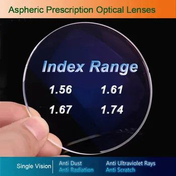 Vize Optické Brýle, kontaktní Čočky Čočkami pro Krátkozrakosti/Dalekozrakosti/Presbyopie Brýle CR-39 Pryskyřice Čočky s povrchovou úpravou