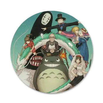 Studio Ghibli Ghiblies totoro Ikony Piny Odznak Dekorace Brože Kovové Odznaky Pro Batoh Dekorace 58mm