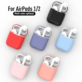 Silikonové Sluchátka Případech Pro Airpods 1/2, Airpods Případě Sluchátek Případě Ochranné Pouzdro Pro Apple Airpods 1/2 Airpods Kryty