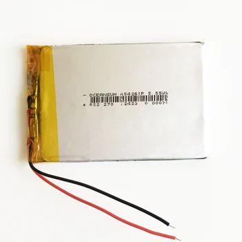 3,7 V 1400mAh Lithium Polymer LiPo Dobíjecí Baterie Li-buněk 454261 energie Pro Mp3, GPS, PSP power banka reproduktor DVD Notebook PAD