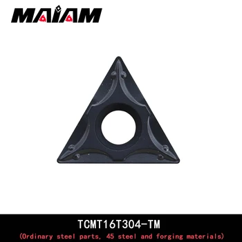 TCMT trojúhelníkový-li vložit TCMT1102 TCMT110204 TCMT110208 TCMT16T3 TCMT16T304 TCMT16T308 TM vložte Karbidu soustružení kovů nástroj STFCR