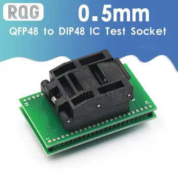 QFP48 na DIP48 IC Testovací Zásuvka 0,5 mm Picth /LQFP48 na DIP48 Programovací Adaptér / TQFP48 na DIP48Adapter