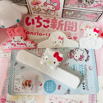 Hello Kitty Hello Kitty Kawaii Vlhkost-Důkaz Magnet Uzavřené Občerstvení Klip Anime Sanrioed Dívka Srdce Lednice Magnet Účet Držitele