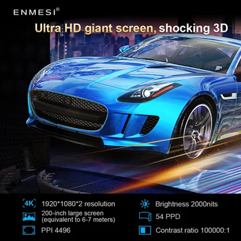 ENMEIS 2022 nové HDMI headworn blízkosti eye high-definition OLED displej obří obrazovce 3DVR virtuální realita film, hra, video brýle