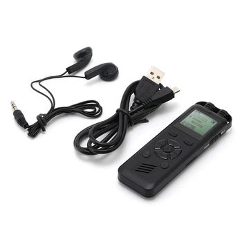 16GB Mini Odrušení Telefon Nahrávání Pero, USB Profesionální Diktafon, Digitální Audio Hlasový Záznamník S WAV,MP3 Přehrávač