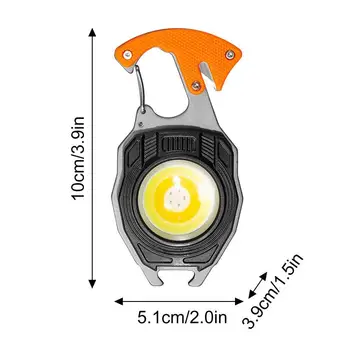 LED Klíčenka Světlo Baterky Vysoké Lumenů 500 Lumenů Vodotěsný Přenosný světlomet Pro Auto Opravy Kempování, Rybaření