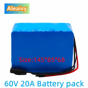 60V 16S2P 20Ah 18650 Li-ion Baterie Pack 67.2 V Lithium Ion 20000mAh Ebike Elektrické kolo, Skútr s 30A BMS 750W 1000Watt 6