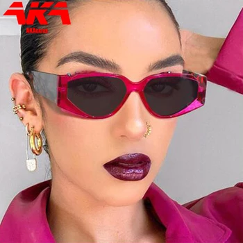 AKAgafas Kočičí Oko Nadrozměrných sluneční Brýle, Ženy 2021 Luxusní Dámské Brýle Značky Designer Brýle pro Ženy Klasické Gafas De Sol