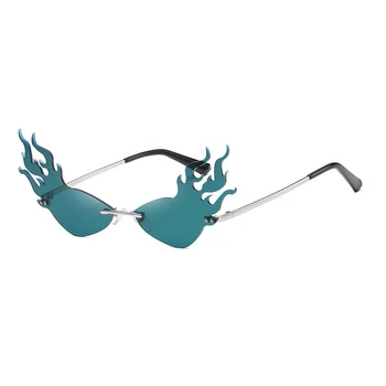 Módní trojúhelník kočka oko ohně modely sluneční brýle, ženy, příliv cool sluneční brýle muži pouliční střelbě konkávní modelování brýle очки