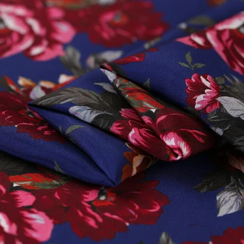 Hedvábný Krep De Chine Print Fabric Moruše Hedvábí Prodyšný, Komfortní-line Sukně Šaty Košile Tkaniny