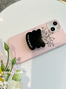 Korejský Ins Jemné Růžové Anemone Kytice Iphone13pro/12Promax Apple 11/XR Telefon Případě