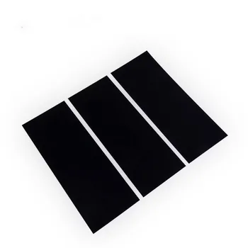 Černá peeling test plastový panel 432*165*0.25 mm speciální pro Mokré Oděru Scrub Tester plastu polyolefinu