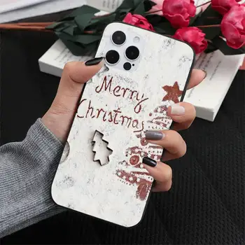 Veselé vánoční zimní nový rok dary, sněhová vločka Telefon Pouzdro Pro iphone 11 13 12 14 x xs xr pro max mini plus chlapci dívky funda