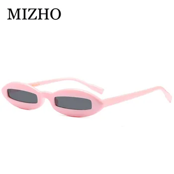 Módní Vysoce Kvalitní Luxusní Byt Úzké sluneční Brýle, Ženy, Vintage Bílá Elegantní oculos Růžové Drobné Sluneční brýle Dámy UV400 Kočičí oko