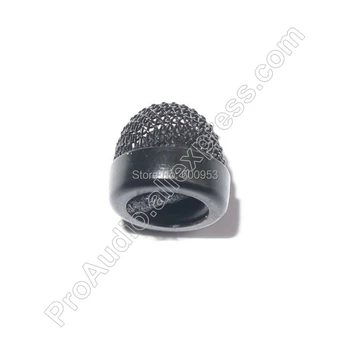 Černá Náhradní kovový Kryt Čelního Cap Hat pro Sennheiser ME2 Klopový Mikrofon Klopový Mic