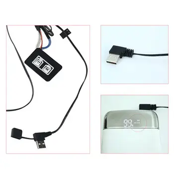 9 V 1 Oblečení Topení Pad S USB Nabíjení 5V Uhlíkových Vláken Topení Pad Elektrické Topení List Pro Oblečení, Nátělníky, spodní Prádlo