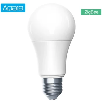 Aqara Smart LED Žárovka Zigbee 9W E27 2700K-6500K, Bílá Barva 220-240V Smart Remote LED žárovka Světla Pro Xiao mi smart home Mi domů