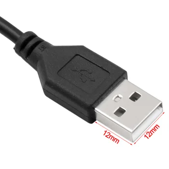 USB DC3.5x1.35mm kulatý otvor malý reproduktor nabíjecí kabel 5v napájecí kabel, nabíjecí kabel 3.5