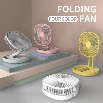 Letní Přenosné Mini Ventilátor 3 Rychlosti klimatizaci Chladiče Mohou Fanoušci Vestavěný Ice Cube & Aroma Skládací Ventilátor Pro Kanceláře, Chlazení