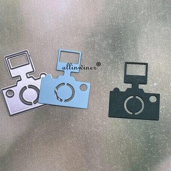 Roztomilý mini kamera Řezání Kovů Zemře Šablony Die Cut pro DIY Scrapbooking Album Papírové Karty Ražba