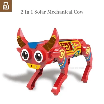 Nové Youpin Solární Elektrické Mechanické Pes, Kráva, Dítě, Vzdělávací Shromáždění Vědy Tech Puzzle Hračky Bionic Inteligentní Robot Děti Dárky