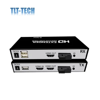 TLT-TECH 1080P, HDMI, Optický Převodník, Podpora USB Ovládání 20Km Vláken Optických zařízení Extender s Smyčky Přes SC optický Kabel