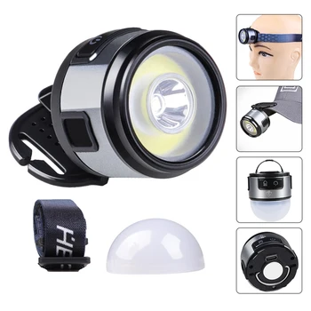 USB Dobíjecí XPG+COB LED Silný Světlomet Super Světlé Head Cap Hat Světlo Svítilna pro Kempování, Rybaření Světlo Pracovní Světlomet