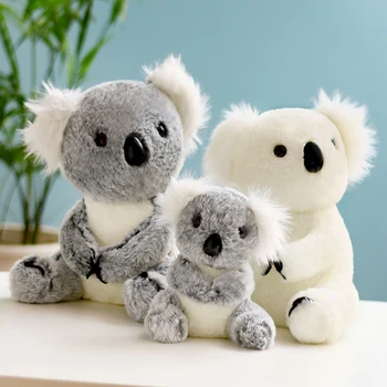 Simulace Australian Koala Plyšové Hračky, Krásné Koala Bear Plyšové Měkké Panenky Děti Dívky Dítě, Rodič, Dítě, Hračky
