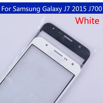 J700 Pro Samsung Galaxy J7 J700 J700F J700DS J700H J700M J700T Dotykový Displej Vnější Skleněná Přední LCD Dotykový displej Objektiv 5.5