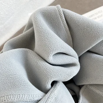 Korejský vysoce kvalitní zimní plyšové zahuštěný hygienické kalhoty pro muže a ženy ležérní kalhoty show tenké legíny tepláky v teple