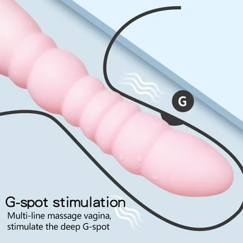 Měkké Silikonové G Spot Vibrátor pro Ženy Vagina Klitoris Masér Ženské Masturbant Vibrátor, Anální Korálky Sexuální Hračky pro Dospělé 18