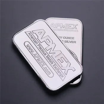 1 oz APMEX Silver Bullion Bar Silver-Replika, Bez Magnetické Řemesla Sběratelské Dárky