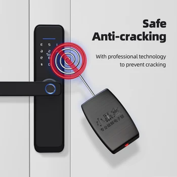 Zemismart Tuya Zigbee Smart Lock Hlavní Válec Inteligentní Bezpečnostní Zamykání Šifrování S Klíči Práce S Homekit ZMHK-01 Hub