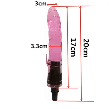 Sex Machine Příslušenství Obložení Masáž Zbraň Adaptér Klitoris Stimulovat Anální Teleskopické Vibrátor Ženské Masturbant Dospělý Sex Hračky