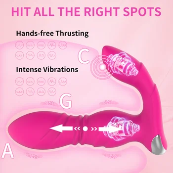Přenosný Vibrační Kalhotky Vibrátory Aplikace Dálkové Sexuální Hračky pro Ženy, 9 Rychlostních Silné Tlačení Vibrace Dospělé Páry Sex Zboží