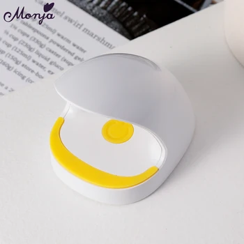 Monja 6W 3 Led Nail Art UV Sušička Skořápka ve Tvaru USB Přenosný Mini Lampa na Nehty Nail Gel na nehty Rychlé Vytvrzování Manikúra Stroj