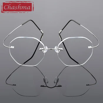Chashma Vrtaných 2 g Rám Octagon Polygon Trend Brýle Muži Titanu, Flexibilní, Lehké Brýle pro Ženy