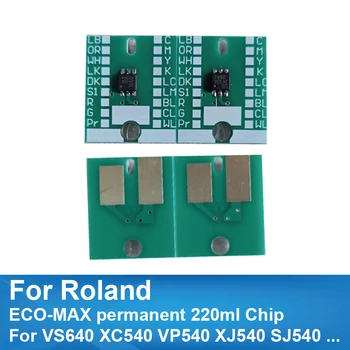 Kompatibilní Roland ECO-MAX trvalé 220ml inkoustové kazety čip Pro VS640 XC540 VP540 XJ540 SJ540 SJ745 SP-540i SP-300i SP-300i