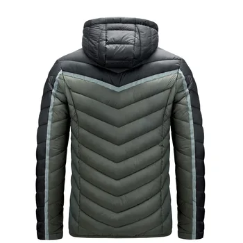 Ultralehká Zimní péřová Bunda Pánská Módní Teplé Peří s Kapucí Kabáty Barva Odpovídající 2020 Nové Pánské Oblečení Velikost M-4XL