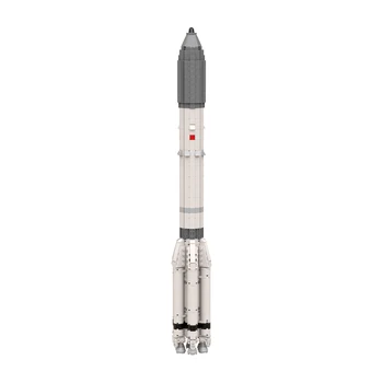 MOC 21309-1 Prostor Proton M Raketa Stavební Bloky, Sady Kolekce Nosné rakety 1:110 Saturn V Měřítku Hračky, Děti, Vánoční Dárek