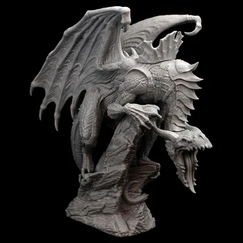 190mm starověké fantasy bojovník stojan (s podstavcem ) Pryskyřice obrázek Model stavebnice Miniaturní gk Unassembly Nelakované