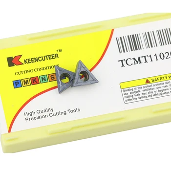 10ks TCMT110204 TCMT110208 Karbidu Vložit TCMT Vnitřní Soustružení Nástroj CNC Čepel Řezačka Soustruh Pro -STUCR/L11