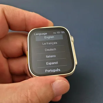 KIWITIME IWO Hodinky Ultra Smartwatch Série 8 45mm Nekonečno Obrazovky Titan Připojen 2022 Nejlepší Chytré Hodinky pro Muže, Ženy, Android