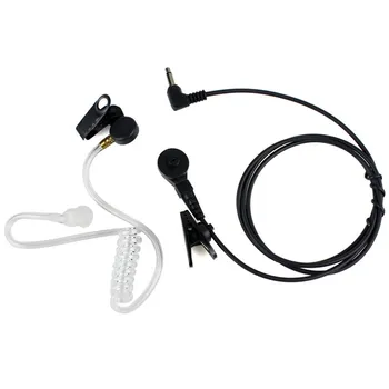 Rovnou Poslouchat Pouze Transparentní Flexibilní Akustické Trubice Sluchátka 3,5 mm Sluchátka headset Mono Jack pro Walkie-talkie